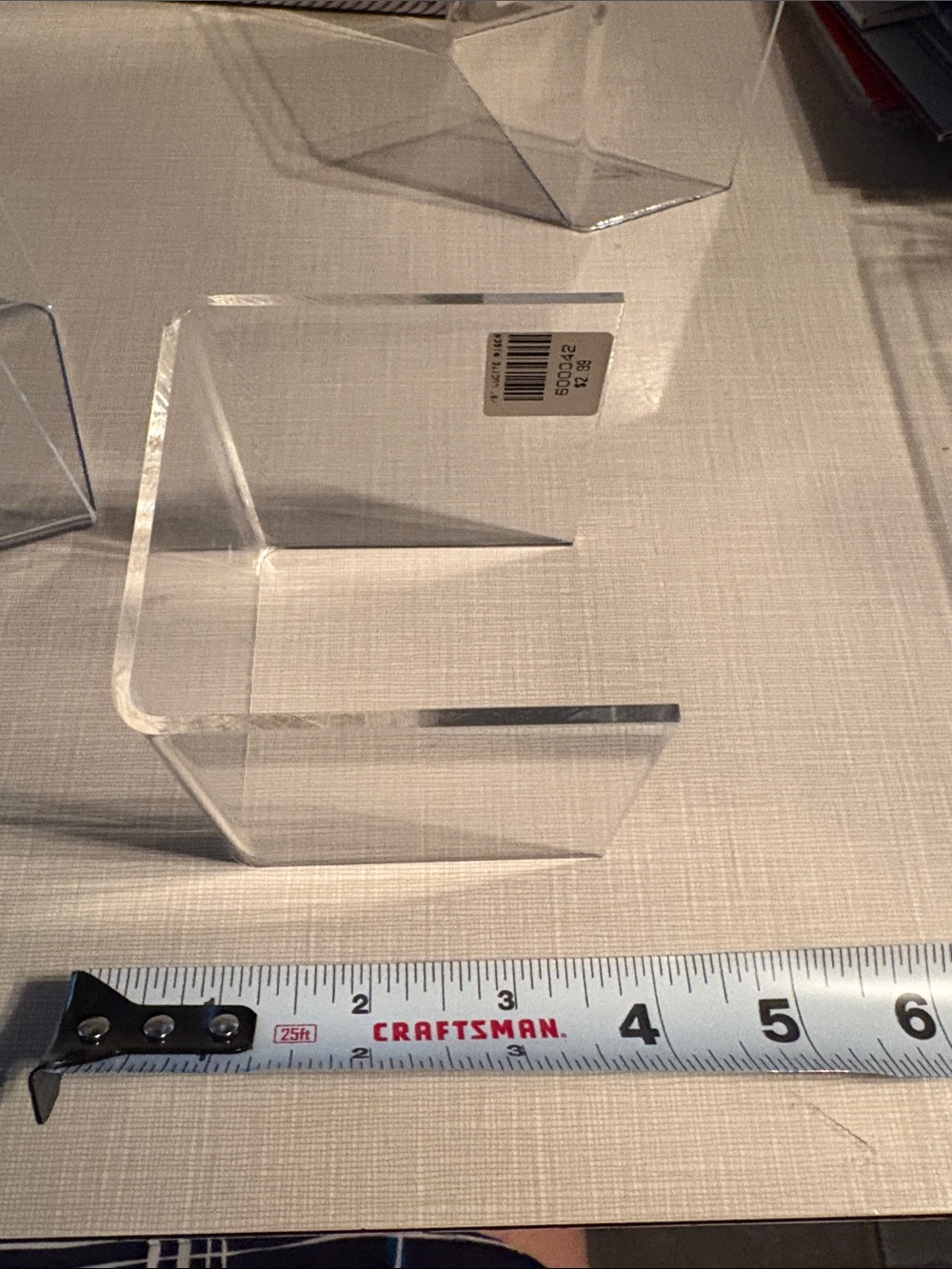 Lucky Brand Clear Acrylic Organizer - Transparent set of 4. - Picture 3 of 4